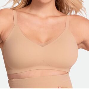 Honeylove Liftwear Crossover Bra Sand New With Tags